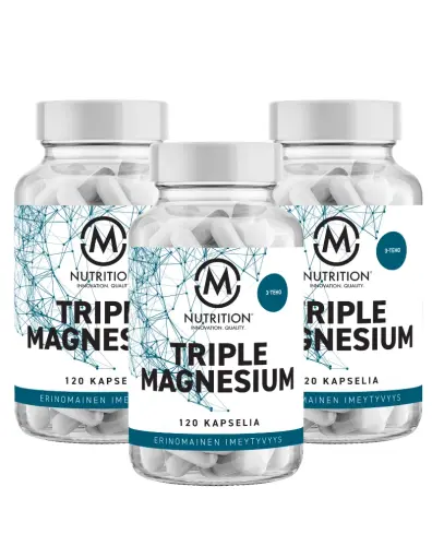 Big Buy: 3 kpl M-Nutrition Triple Magnesium (360 kaps.)
