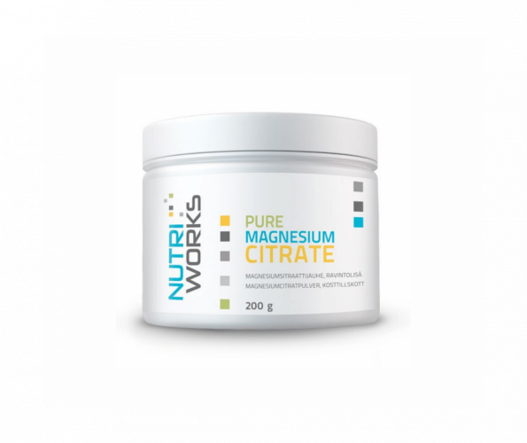 Nutri Works Pure Magnesium Citrate, 200 g