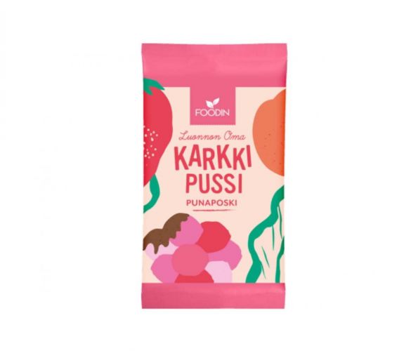 FOODIN Karkkipussi, Punaposki, 40 g