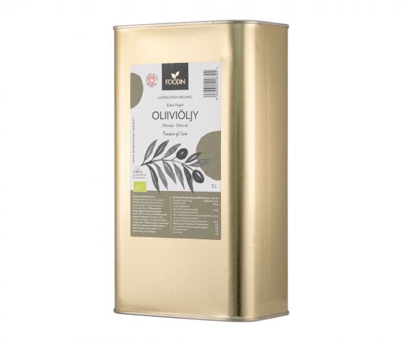 FOODIN Luomu Neitsytoliiviöljy 3000 ml
