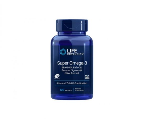 LifeExtension Super Omega-3, 120 kaps.