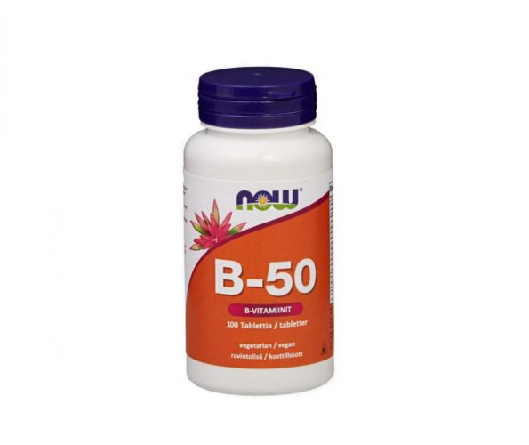 NOW Foods B-50, 100 kaps.