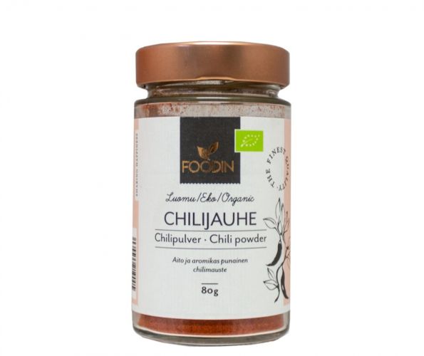 FOODIN Chilijauhe, luomu, 80 g