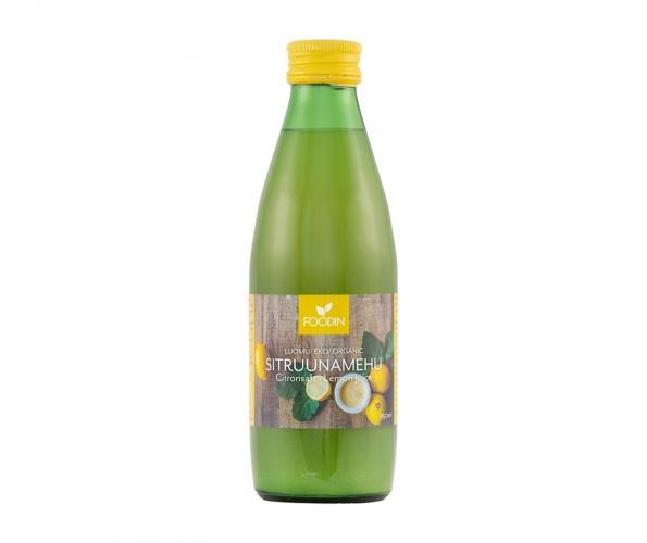 FOODIN Luomu-Sitruunamehu, 250 ml