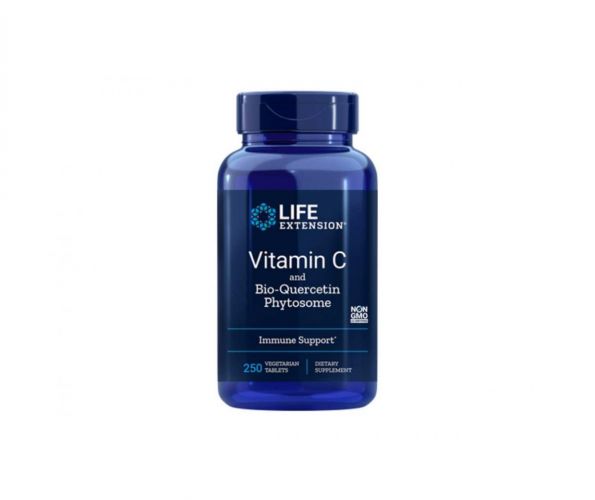 LifeExtension Vitamin C + Bio-Quercetin, 60 tabl.