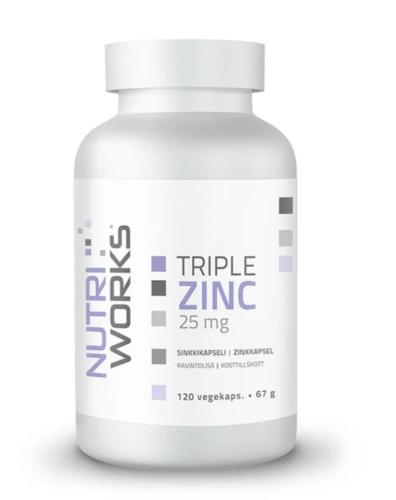 Nutri Works Triple Zinc, 120 kaps.