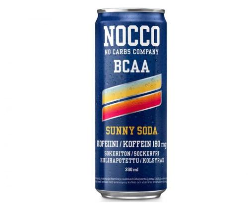 NOCCO BCAA Sunny Soda, 330 ml (päiväys 10/24)