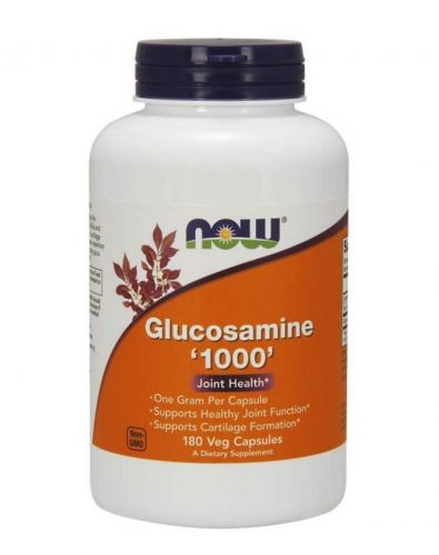 NOW Foods Glucosamine 1000 mg, 180 kaps. (päiväys 5/24)