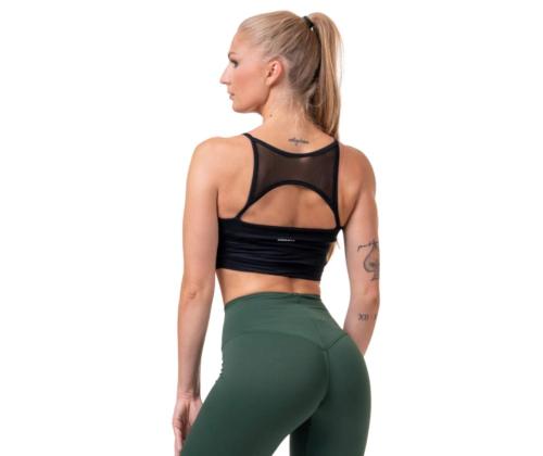 NEBBIA Classic Hero Cut-Out Sports Bra 579, Black (Poistotuote)