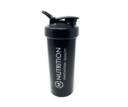 M-Nutrition Shaker sekoituspallolla, 1 l, musta