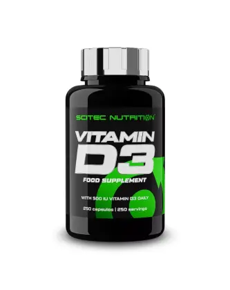Scitec Vitamin D3 250 kaps, 12,5 mcg