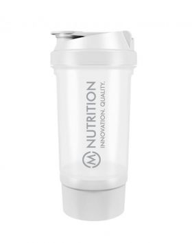 M-Nutrition Shaker, Valkoinen 500 ml