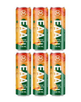 M-Nutrition EAA-valmisjuoma 6-pack, Orange Mandarin